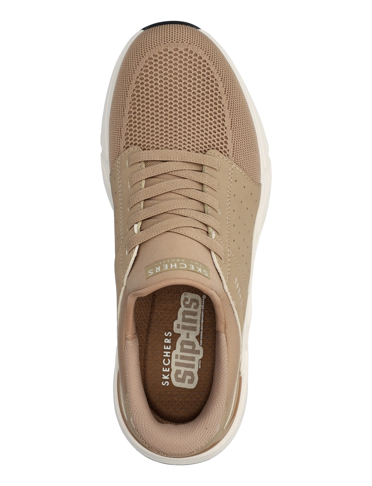Skechers - ROVINO LITE DRESS IN KNIT - låga sneakers - nat - 3