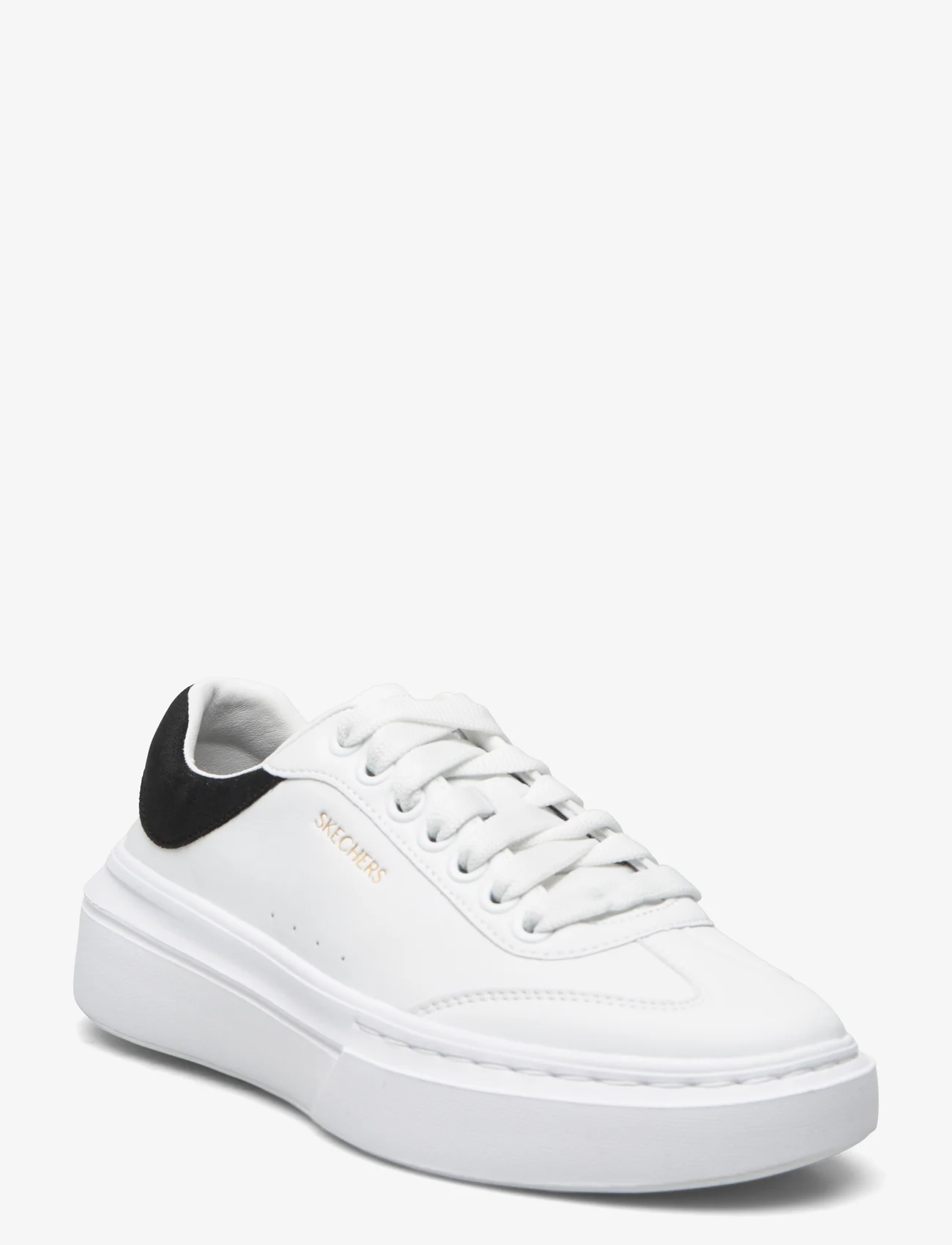Skechers - Womens Cordova Classic - low top sneakers - wbk white black - 0