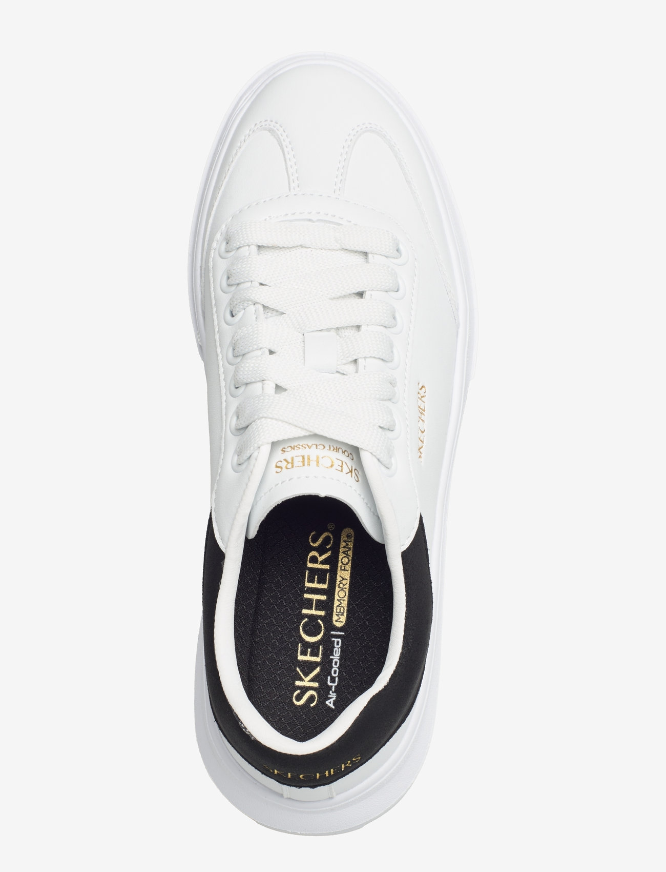 Skechers - CORDOVA CLASSIC-BEST BEHAVIOR - low top sneakers - wbk white black - 3