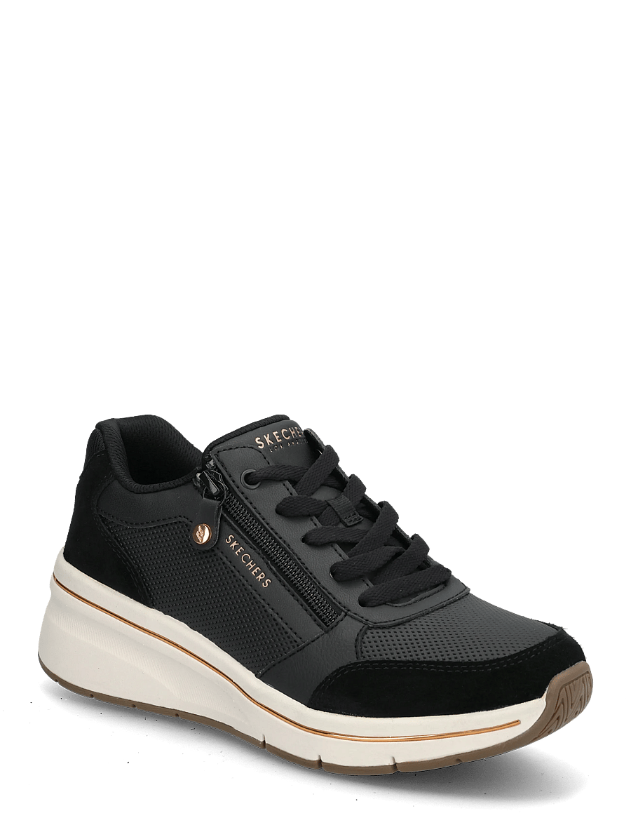 Skechers - BILLION FLEX LUXE UP - lave sneakers - blk - 0