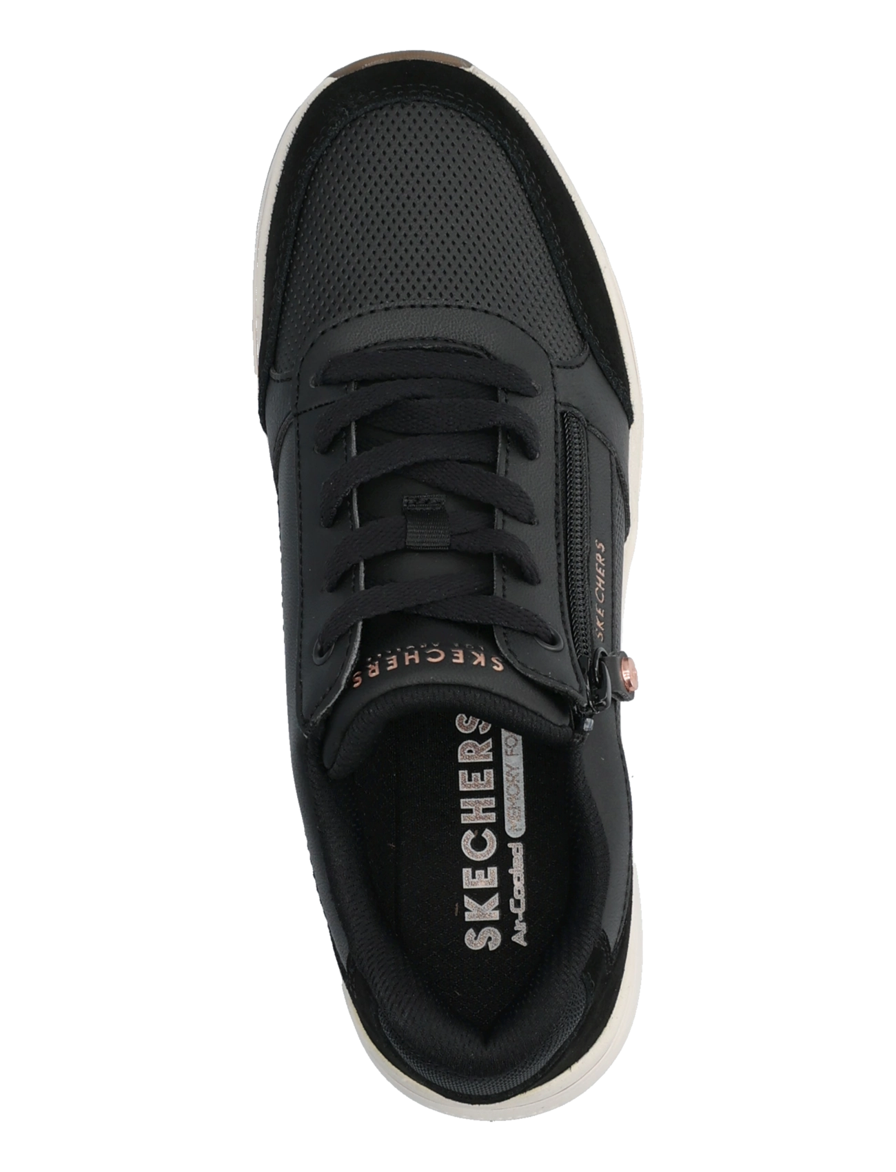 Skechers - BILLION FLEX LUXE UP - niedrige sneaker - blk - 3
