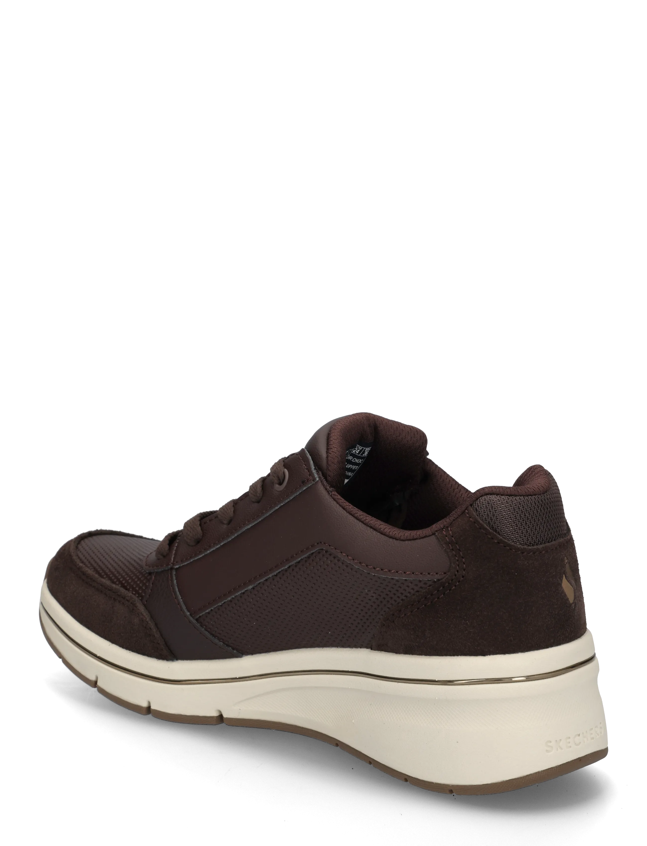 Skechers - BILLION FLEX LUXE UP - low tops - choc - 1