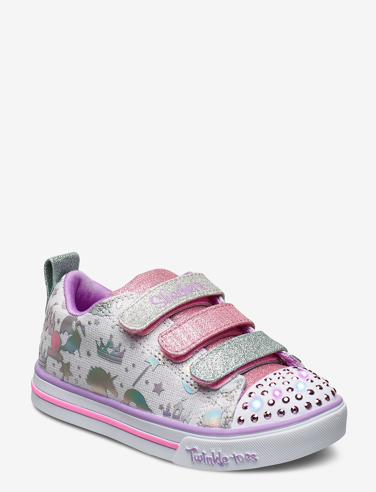 Skechers - Girls Twinkle Toes: Sparkle Lite Sparkleland - wmlt white multicolor - 0