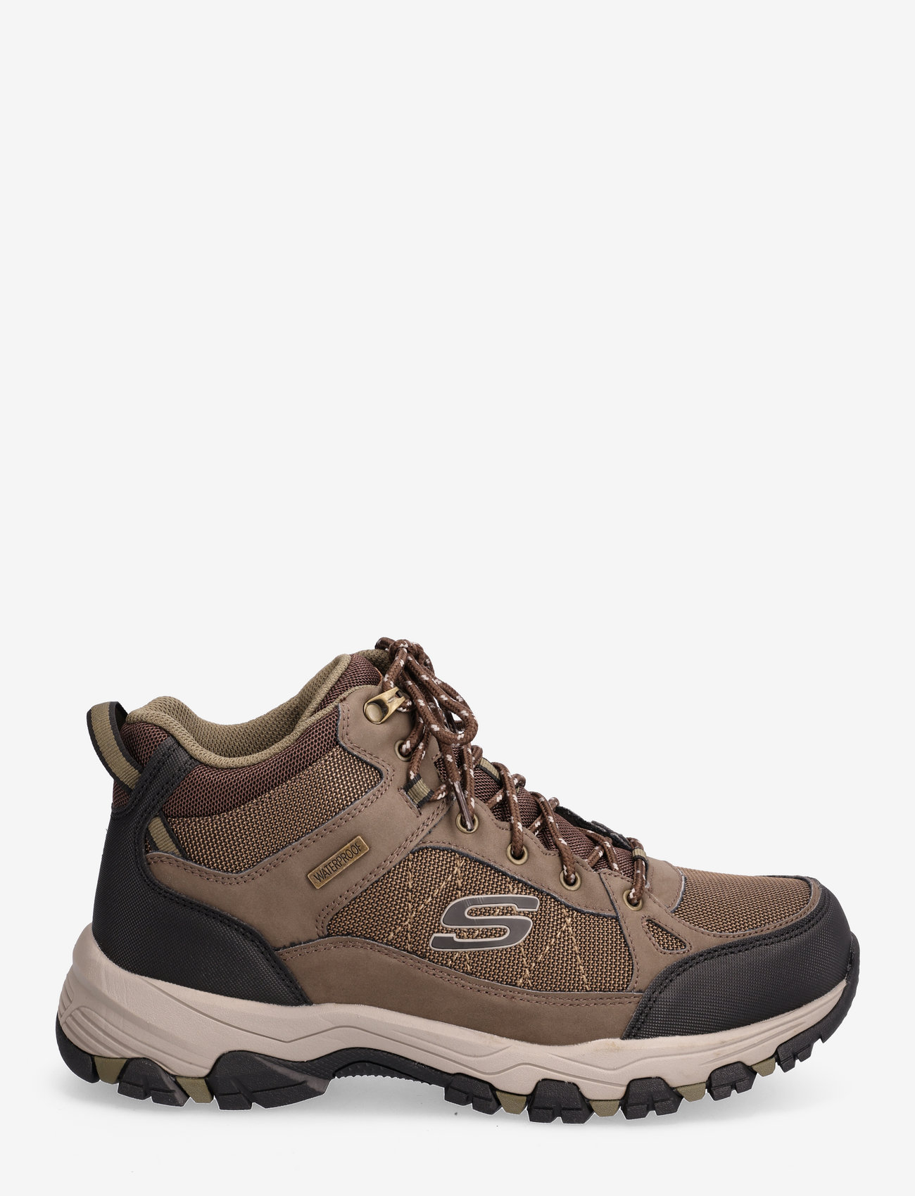 Skechers - Mens Selmen - Relaxed Fit Melano - Waterproof - hiking shoes - choc chocolate - 1