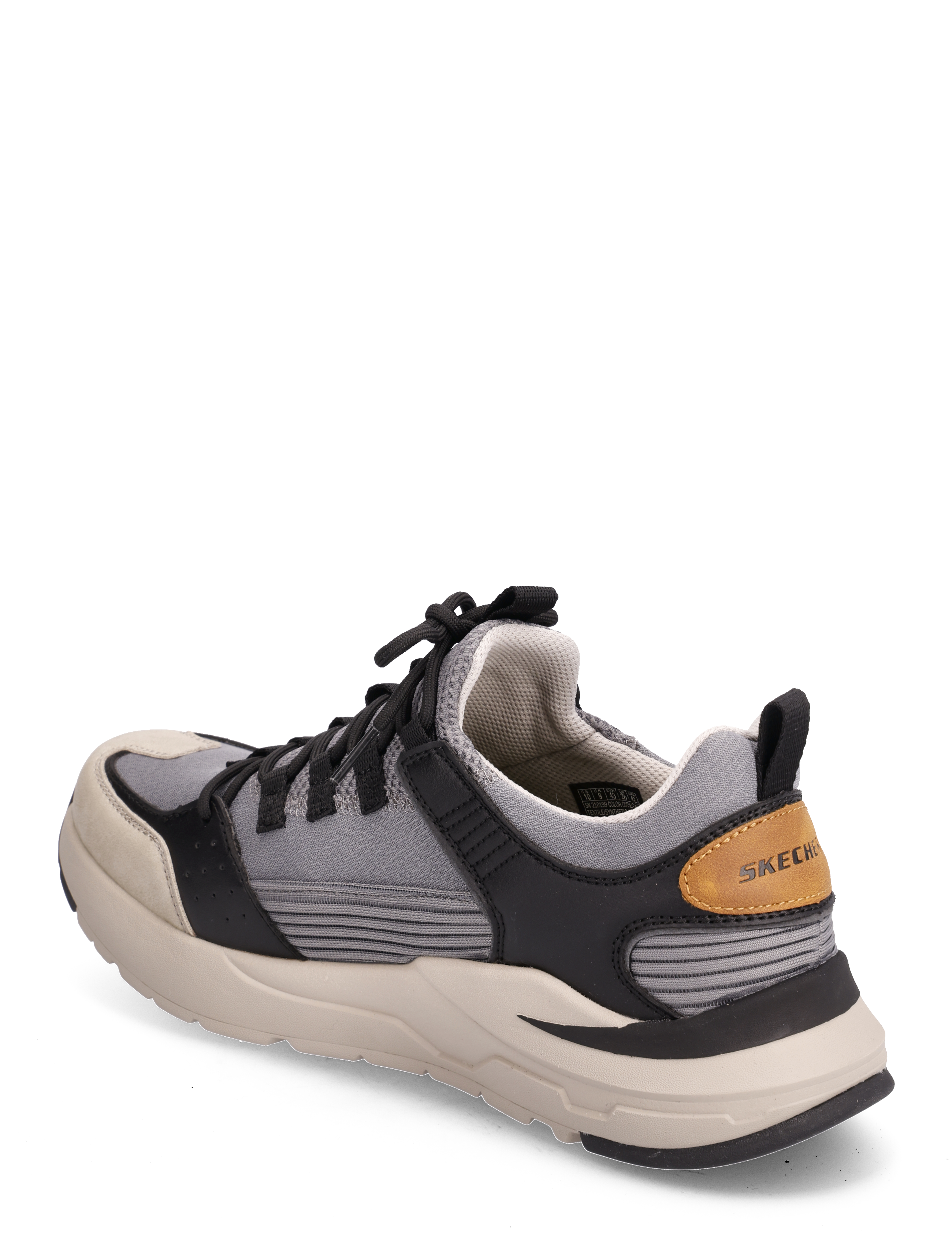 Skechers - Mens Relaxed Fit Galer Flywear - gybk grey black - 2