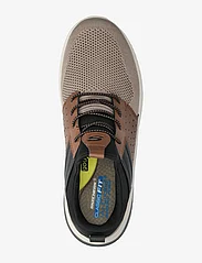 Skechers - Mens Delson 3.0 - Cicada - laag sneakers - brtn brown tan - 3