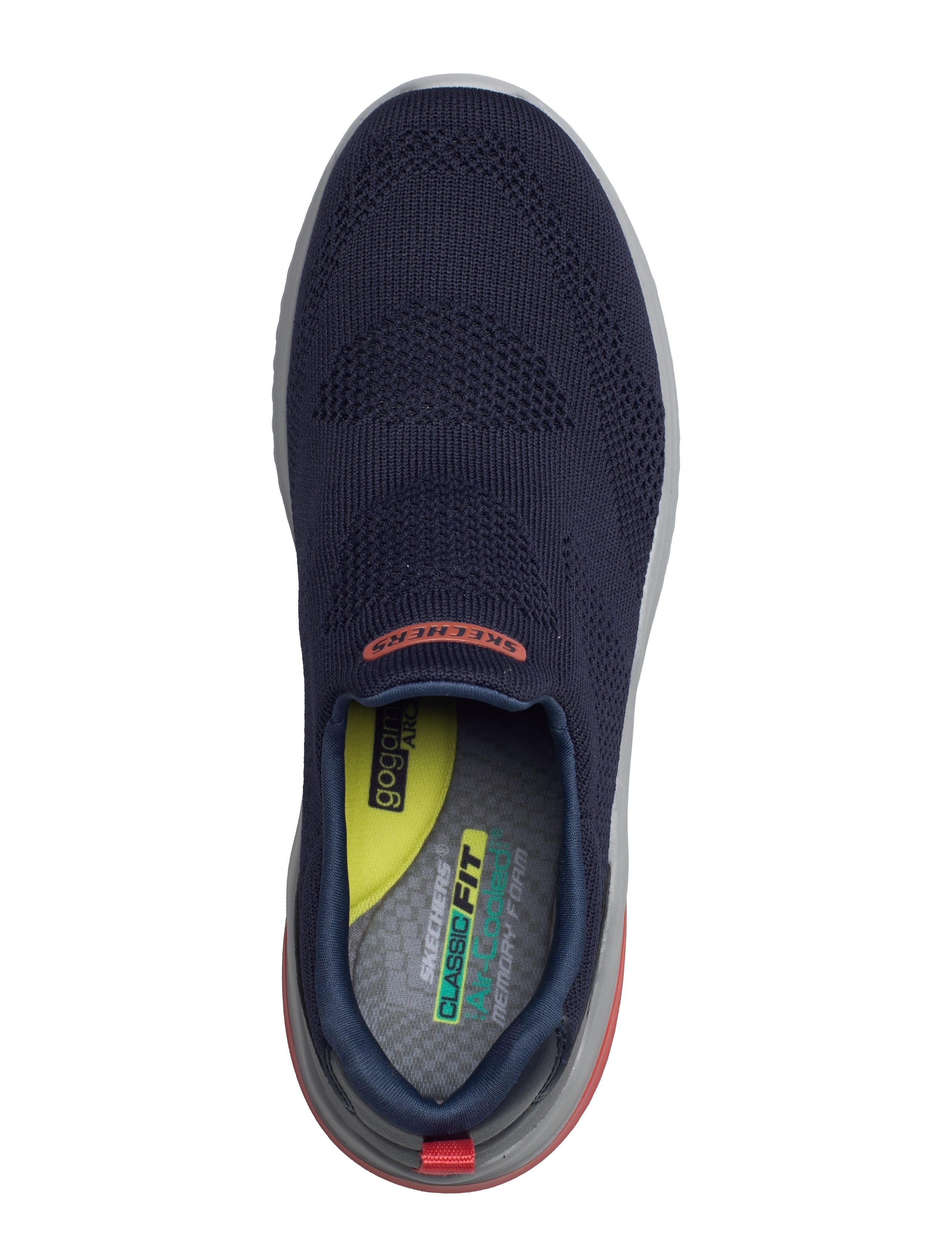 Skechers - Mens Delson 3.0 - Fairfield - slip-on sneakers - nvy navy - 3
