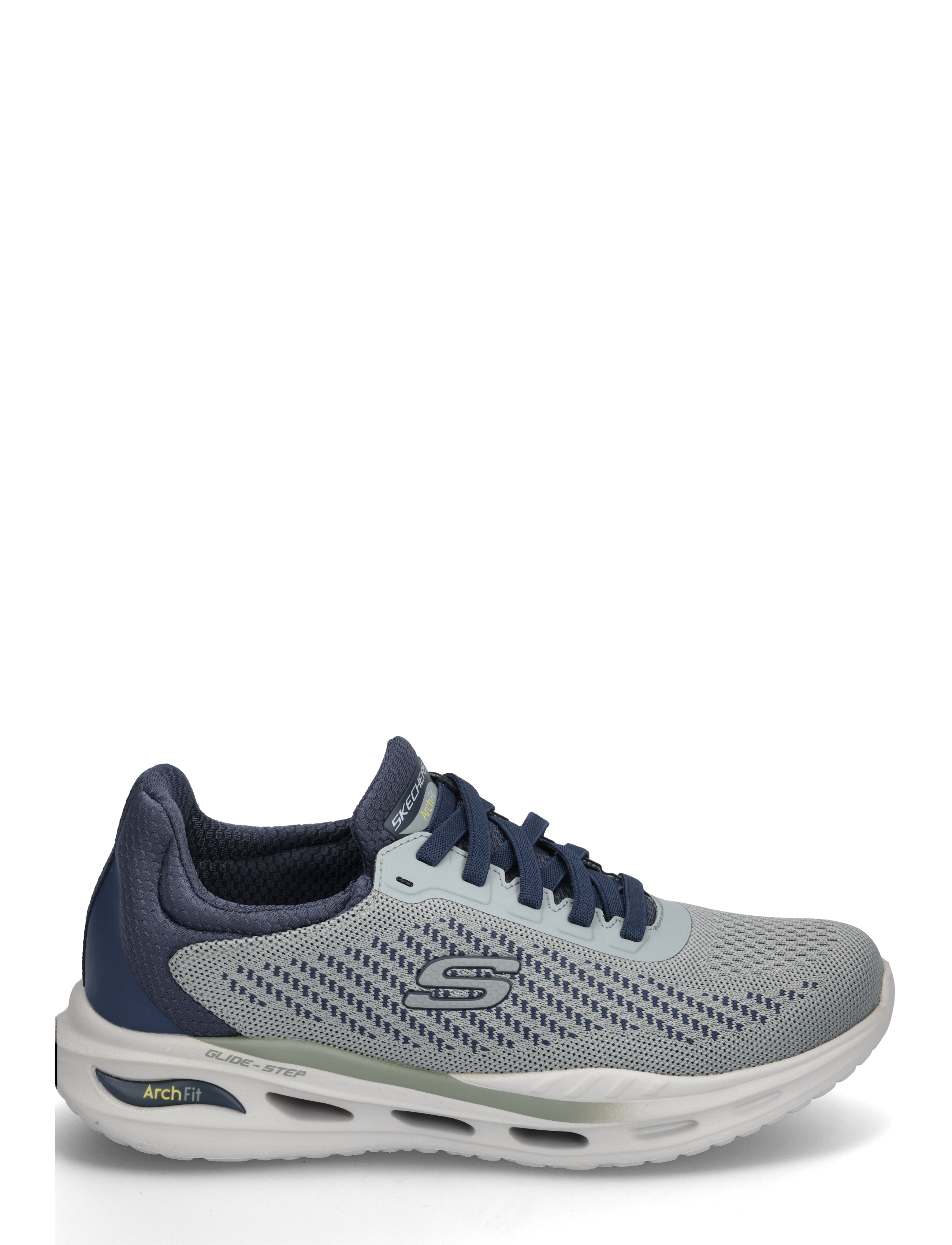 Skechers - Mens Relaxed Fit Arch Fit Orvan - Trayver - gynv grey navy - 1