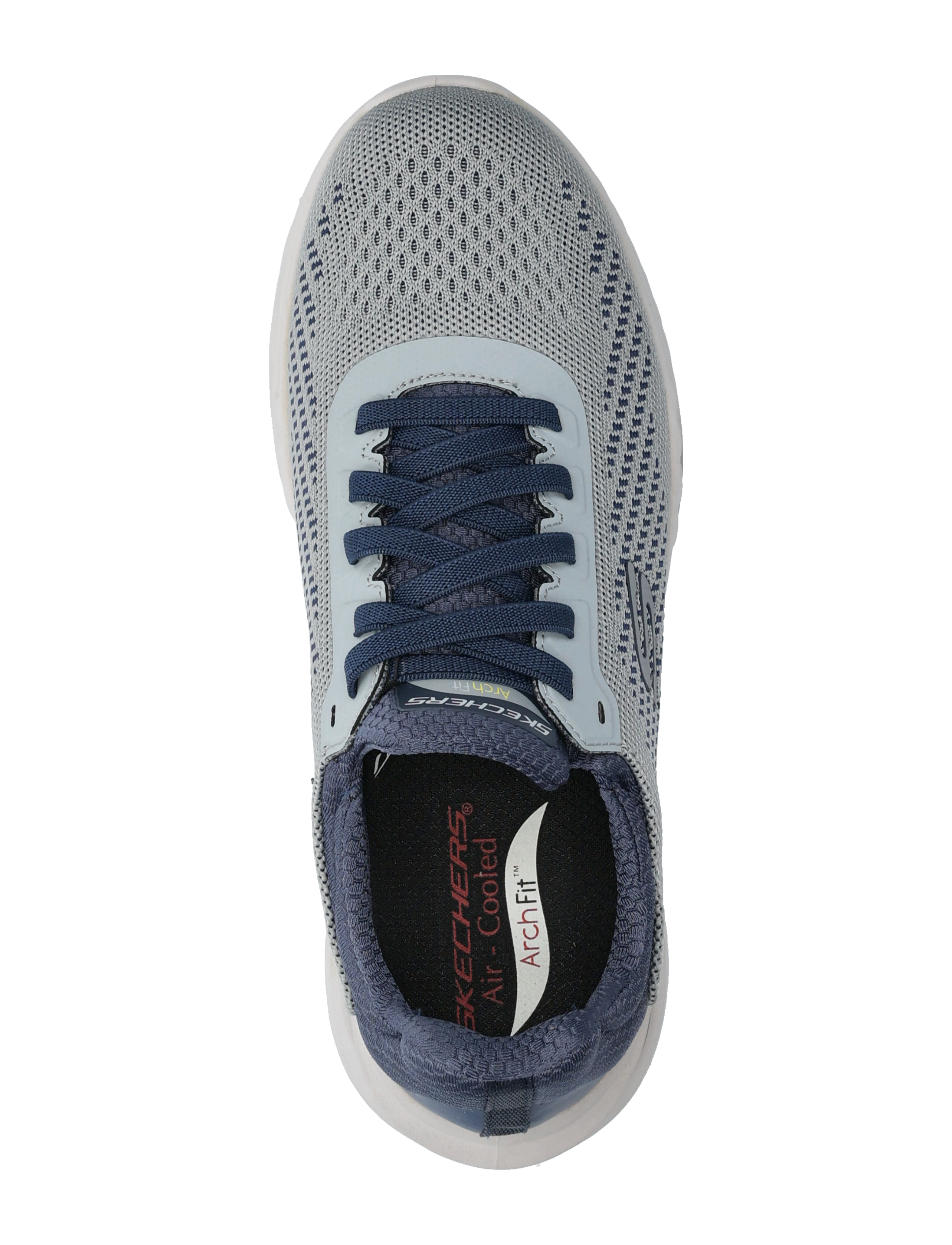 Skechers - Mens Relaxed Fit Arch Fit Orvan - Trayver - gynv grey navy - 3