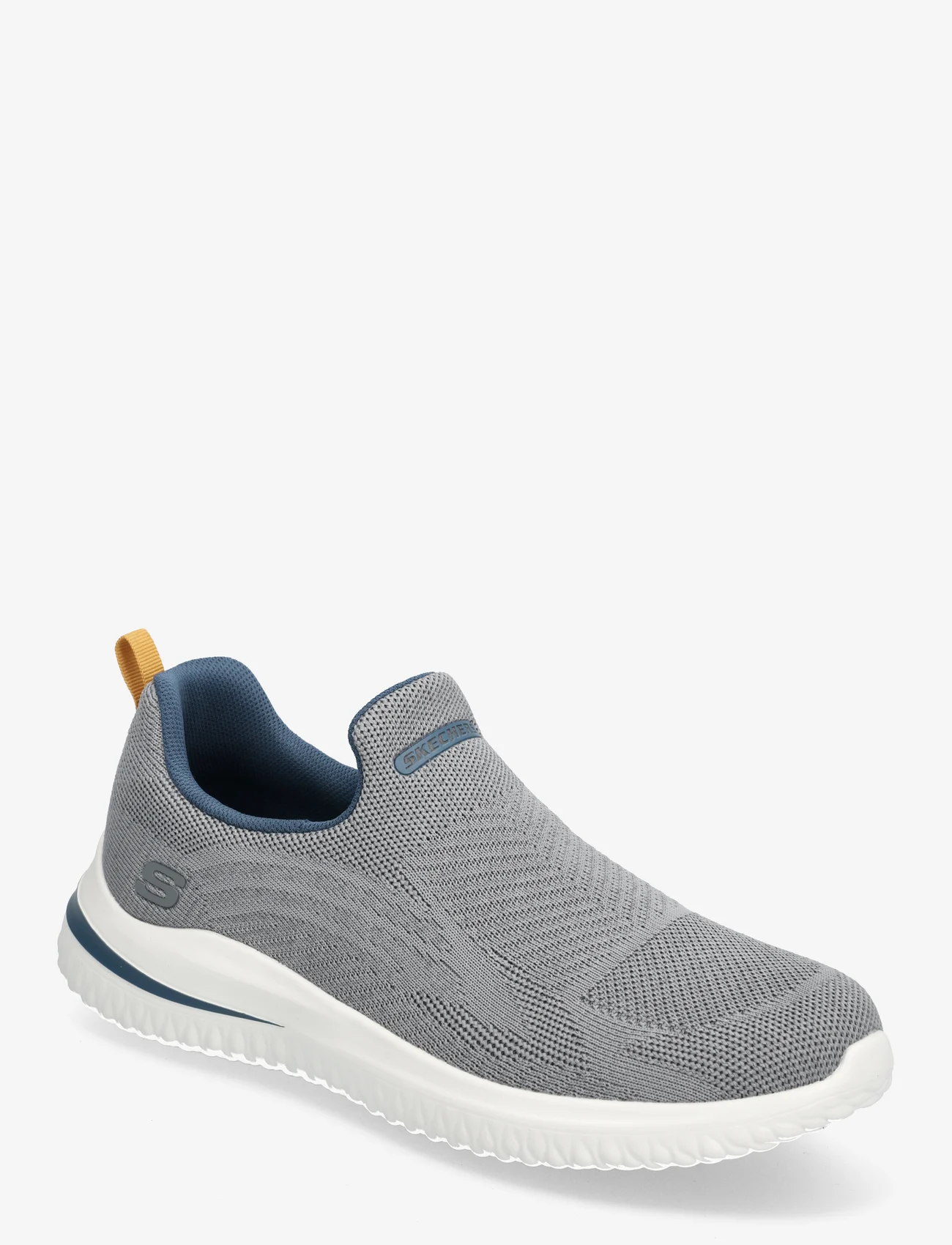Skechers - Mens Delson 3.0 - sportiska stila apavi bez aizdares - gry grey - 0
