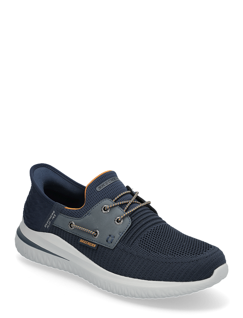 Skechers - DELSON 3.0 - ROTH - niedriger schnitt - nvy - 0