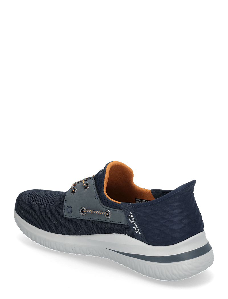 Skechers - DELSON 3.0 - ROTH - niedriger schnitt - nvy - 2