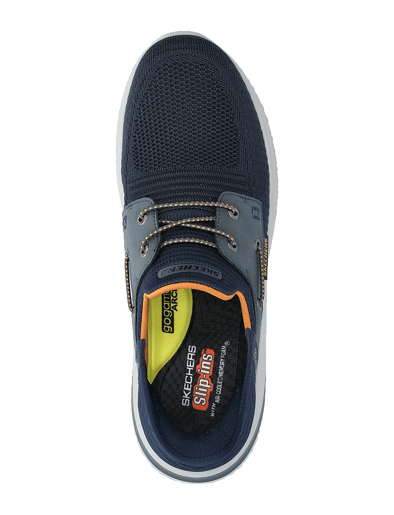 Skechers - DELSON 3.0 - ROTH - niedriger schnitt - nvy - 3