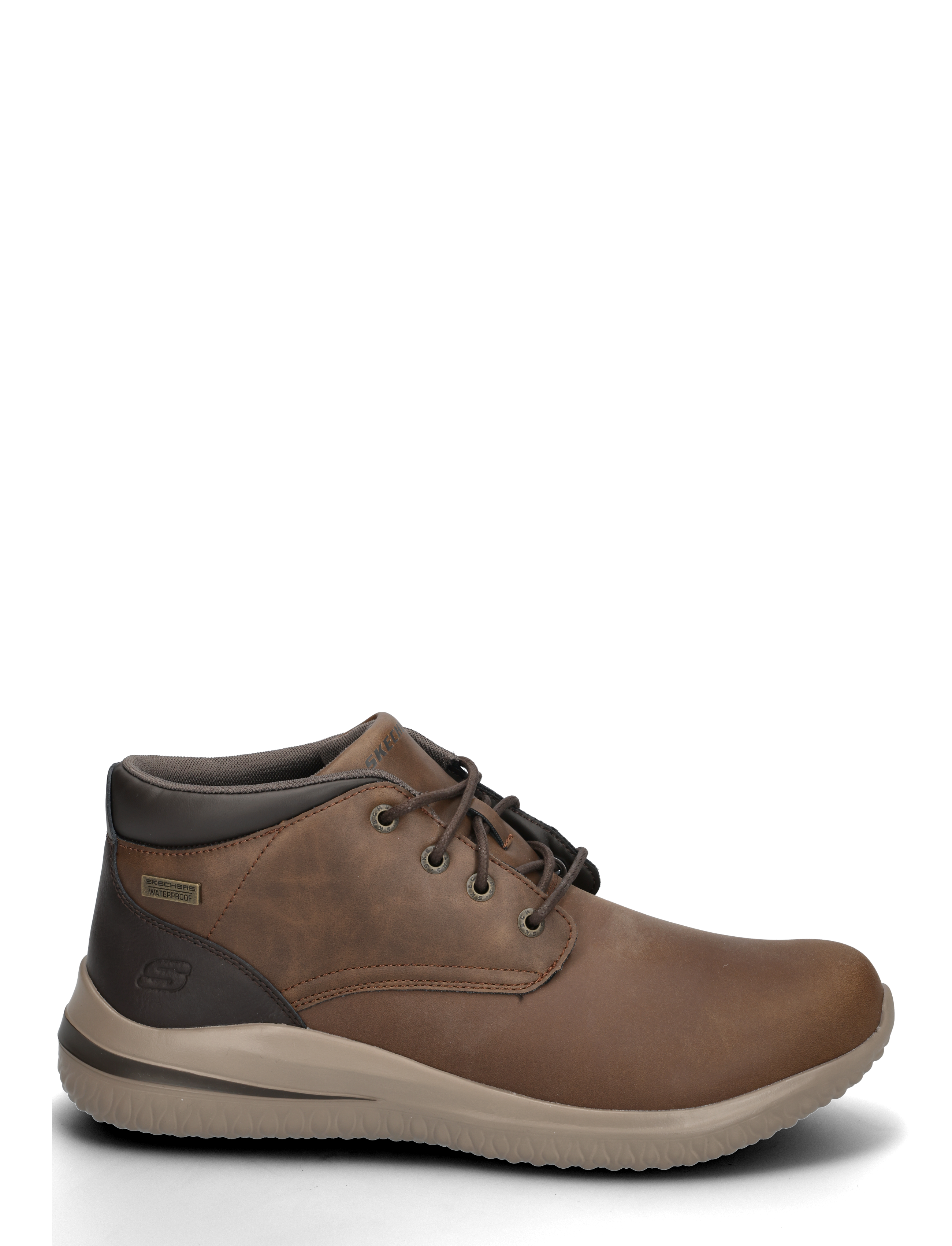 Skechers - Mens Delson 3.0 - Brandis - Waterproof - acdb dark brown - 1