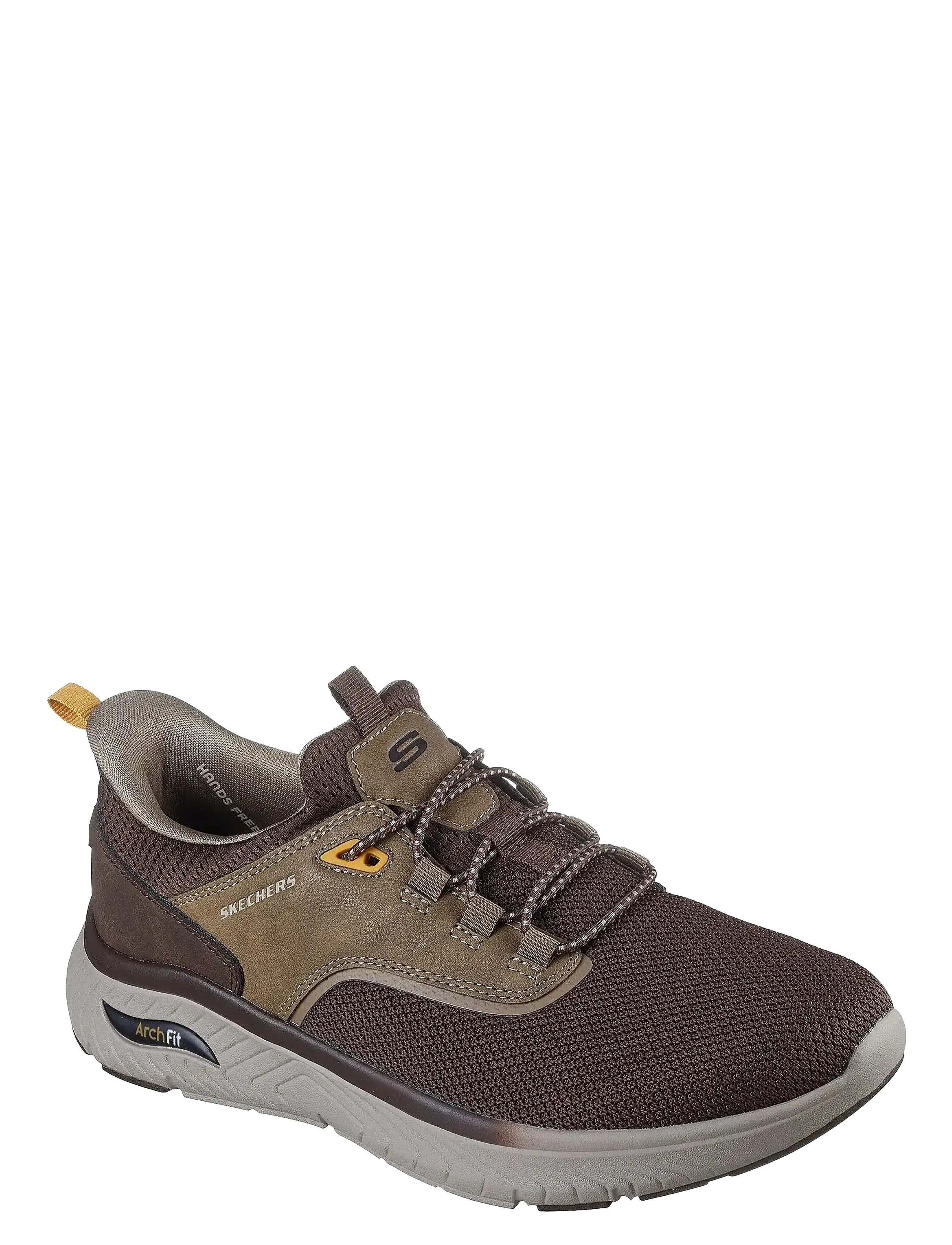Skechers Arch Fit Crosser Chozen, Mænd, Arch Fit Sneakers, Brun, Str: 44