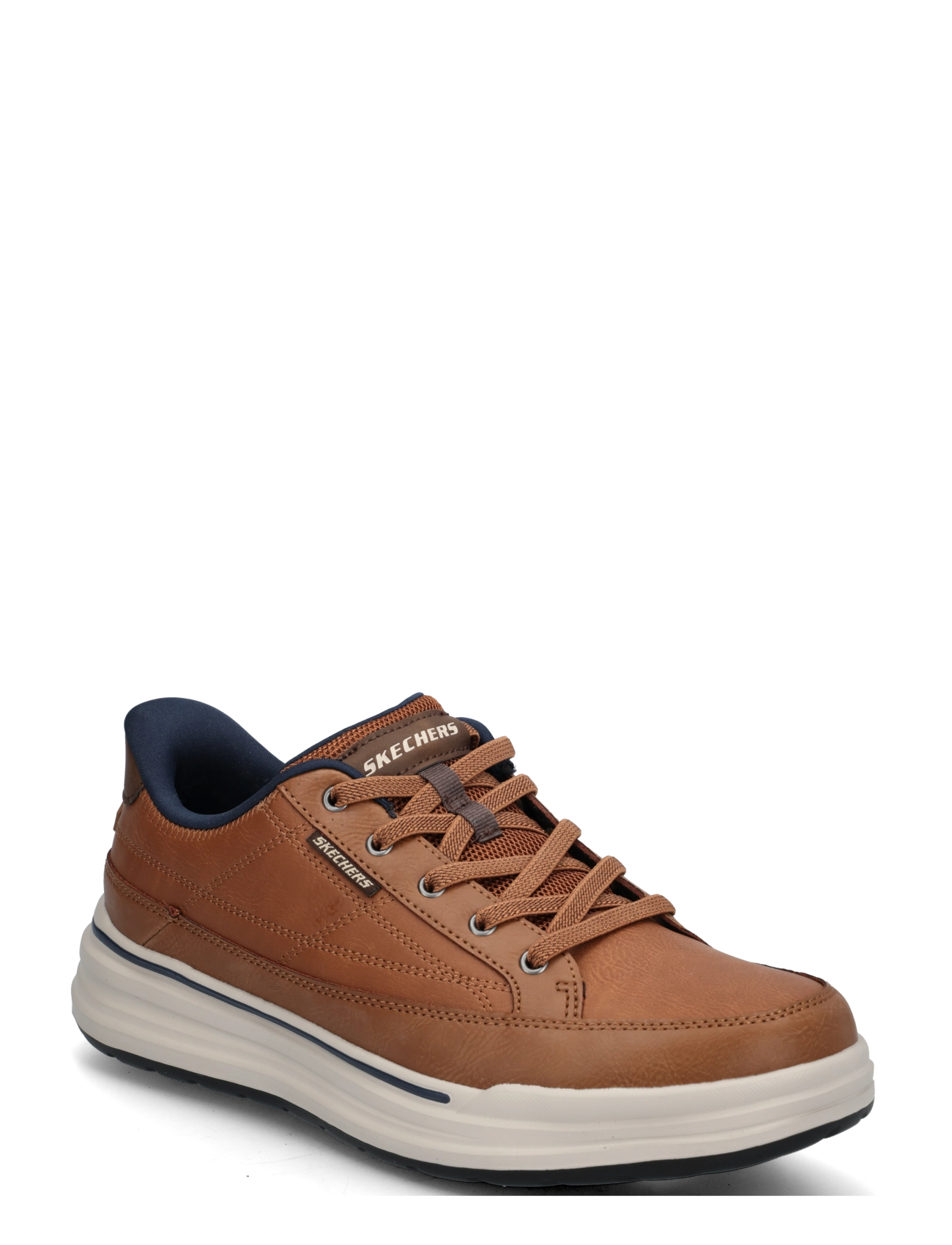 Skechers STERLING HANSEL - Slip-on sneakers - LUG / brown