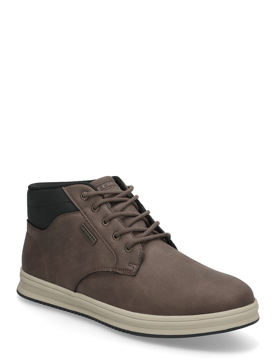 Skechers - PALMIRO WALLACE - paeltega saapad - choc - 0
