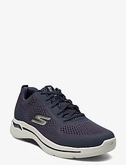 Skechers - Mens Go Walk Arch Fit - Idyllic - low tops - nvgd navy gold - 0