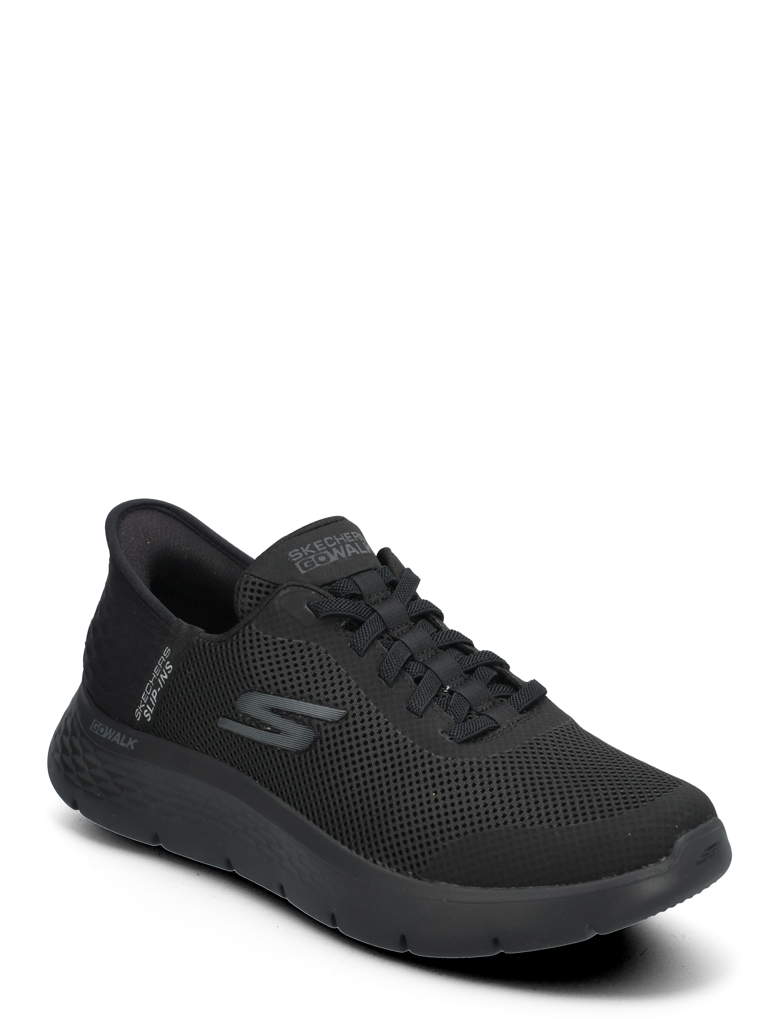 Skechers Go Walk Flex - Hands Up, 42, Black, Sneakers > Sneakers Med Lav Top, Herre