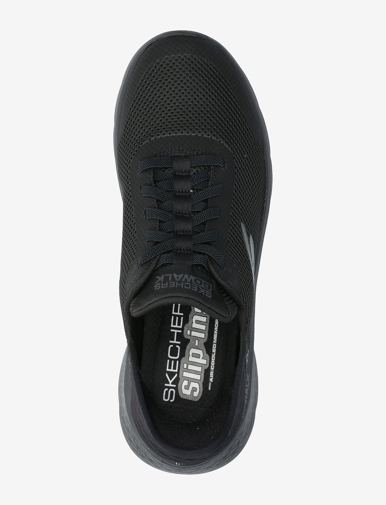 Skechers - GO WALK FLEX - HANDS UP - low tops - bbk black - 3