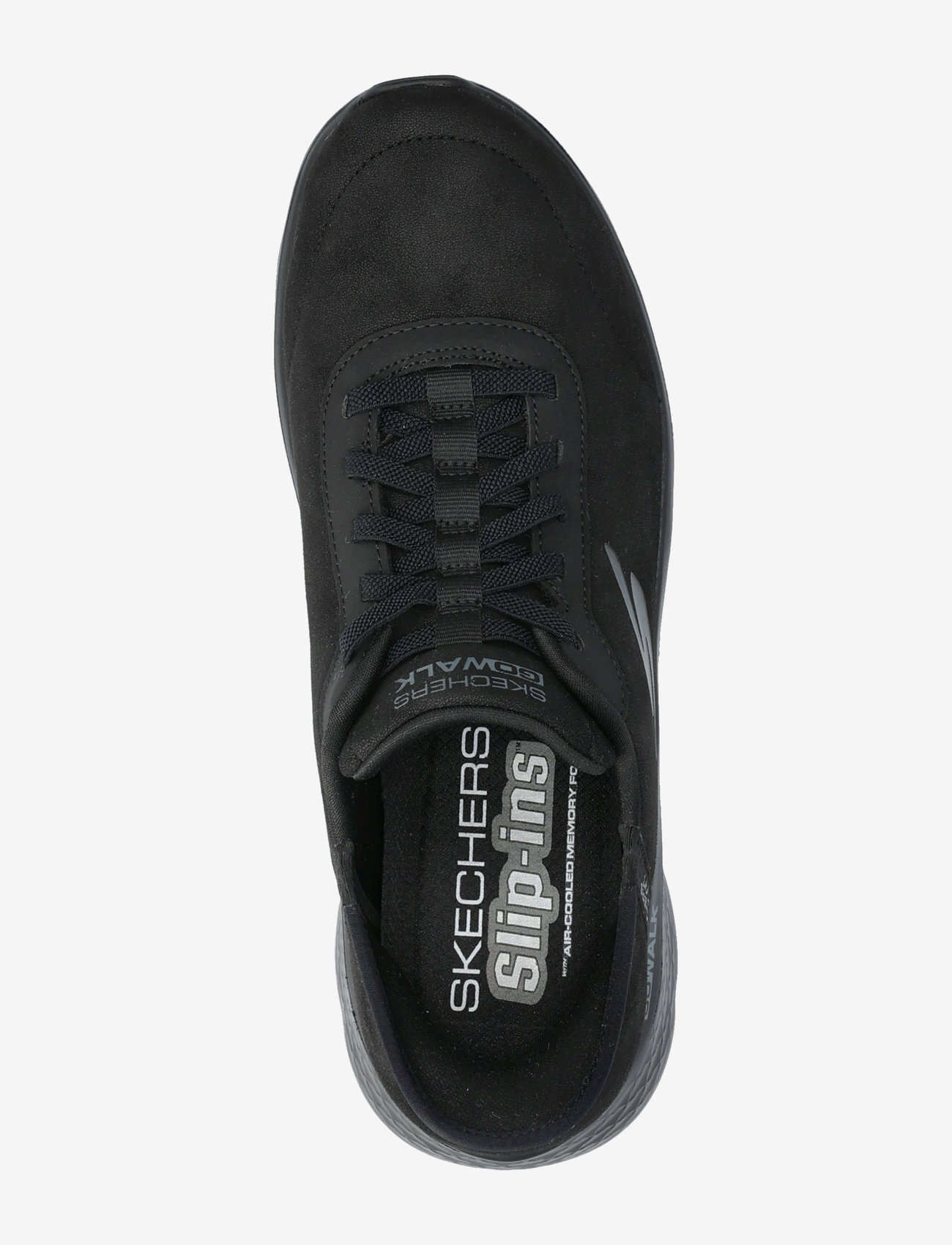 Skechers - Men GO WALK FLEX SMOOTH MOTION - slip-on sneakers - bbk - 3