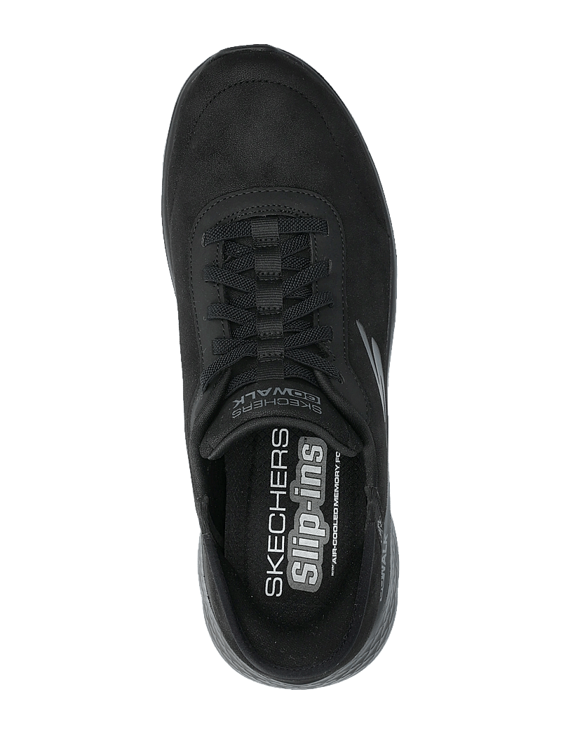 Skechers - Men GO WALK FLEX SMOOTH MOTION - slip-on sneakers - bbk - 3