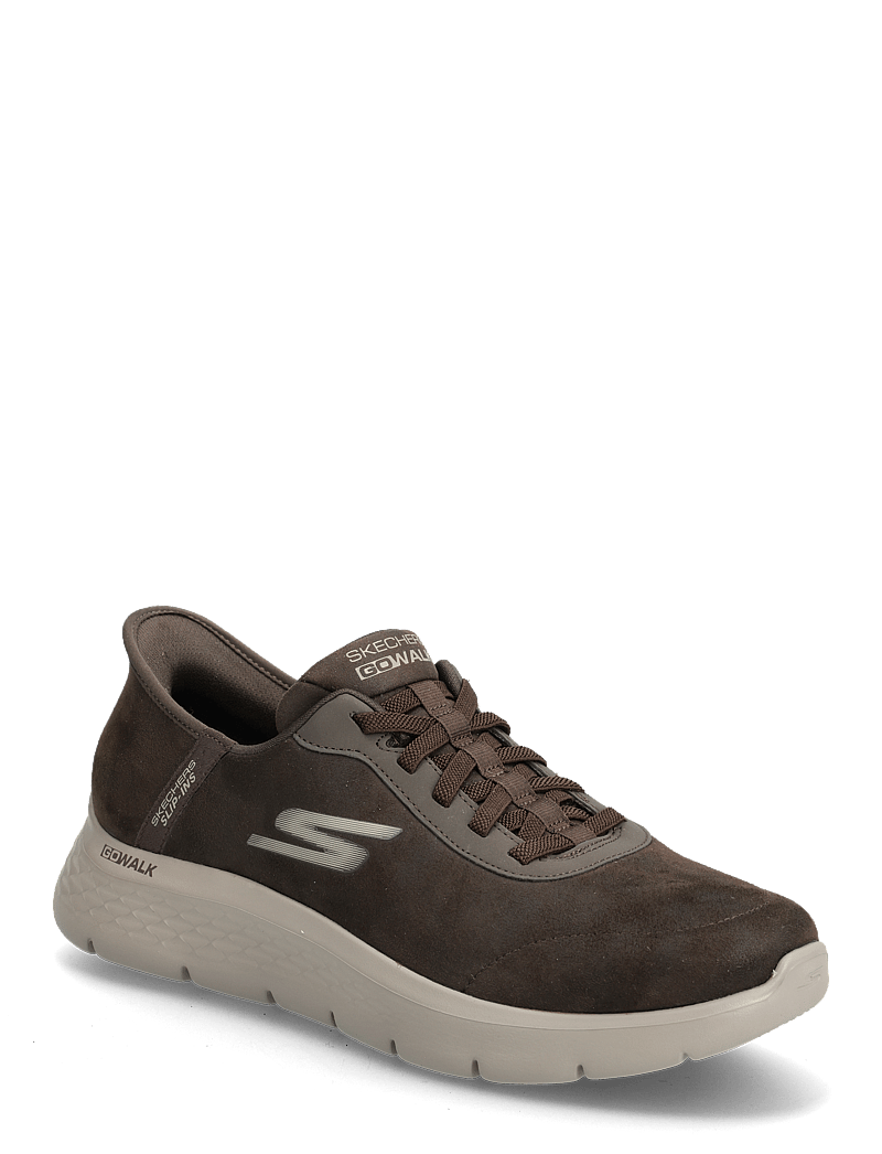 Skechers - Men GO WALK FLEX SMOOTH MOTION - slip on sneakers - brn - 0