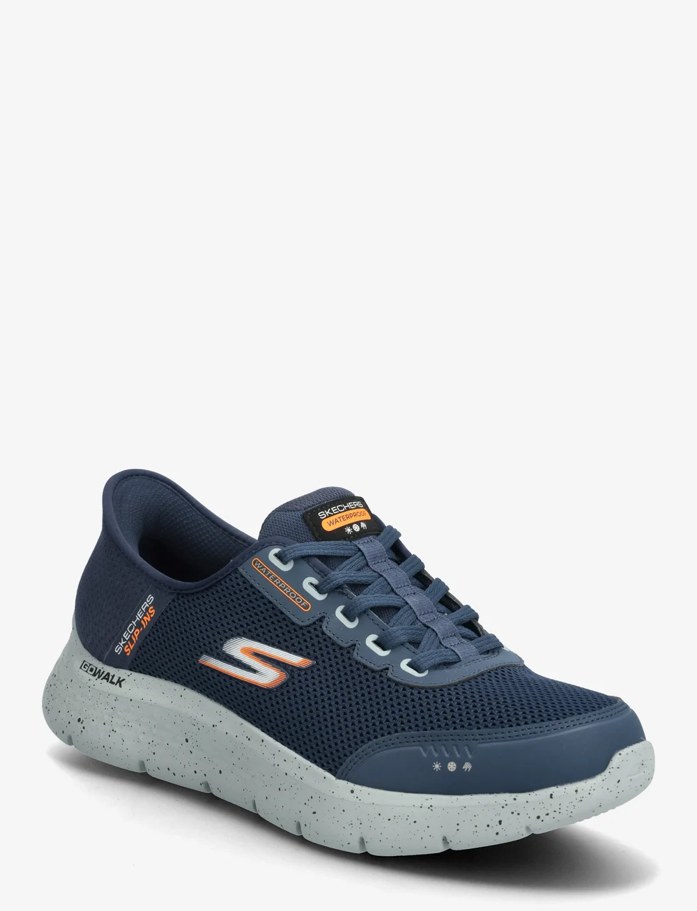 Skechers - Mens GO WALK FLEX 100% WATERPROOF - låga sneakers - nvy - 0