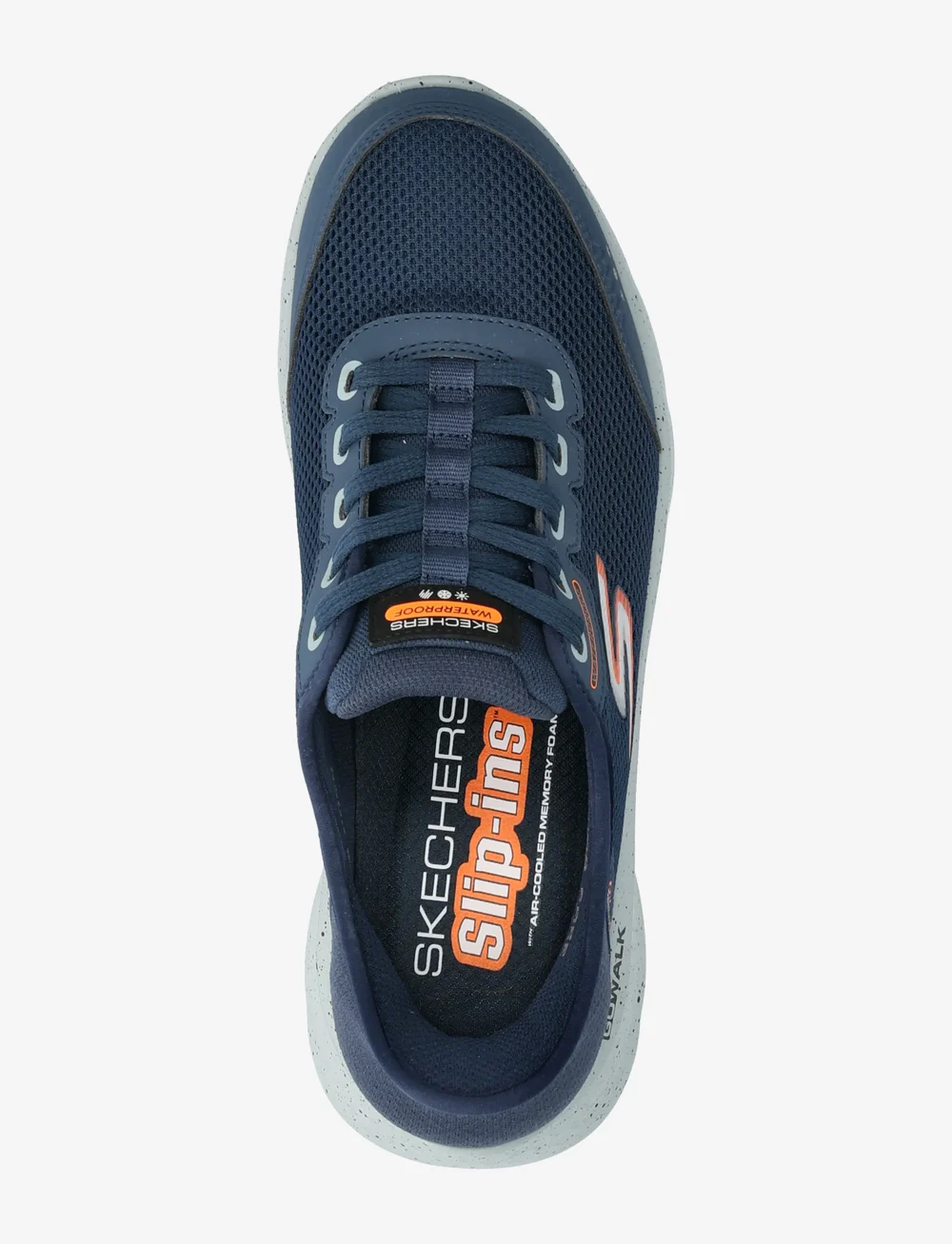 Skechers - Mens GO WALK FLEX 100% WATERPROOF - låga sneakers - nvy - 3