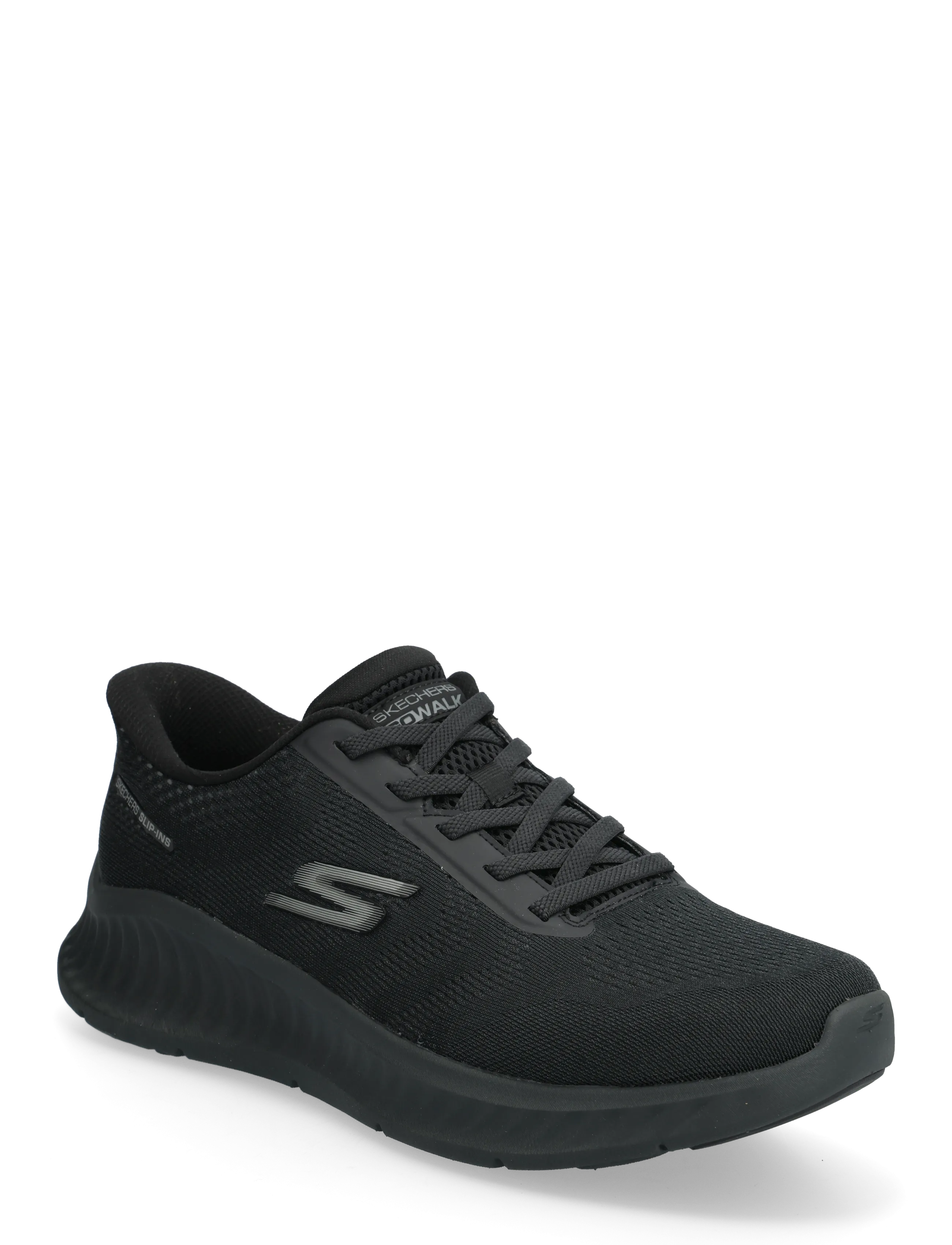 Skechers Go Walk Now Payton, 47, Sport Sneakers, Schwarz - Low Top Männerswear
