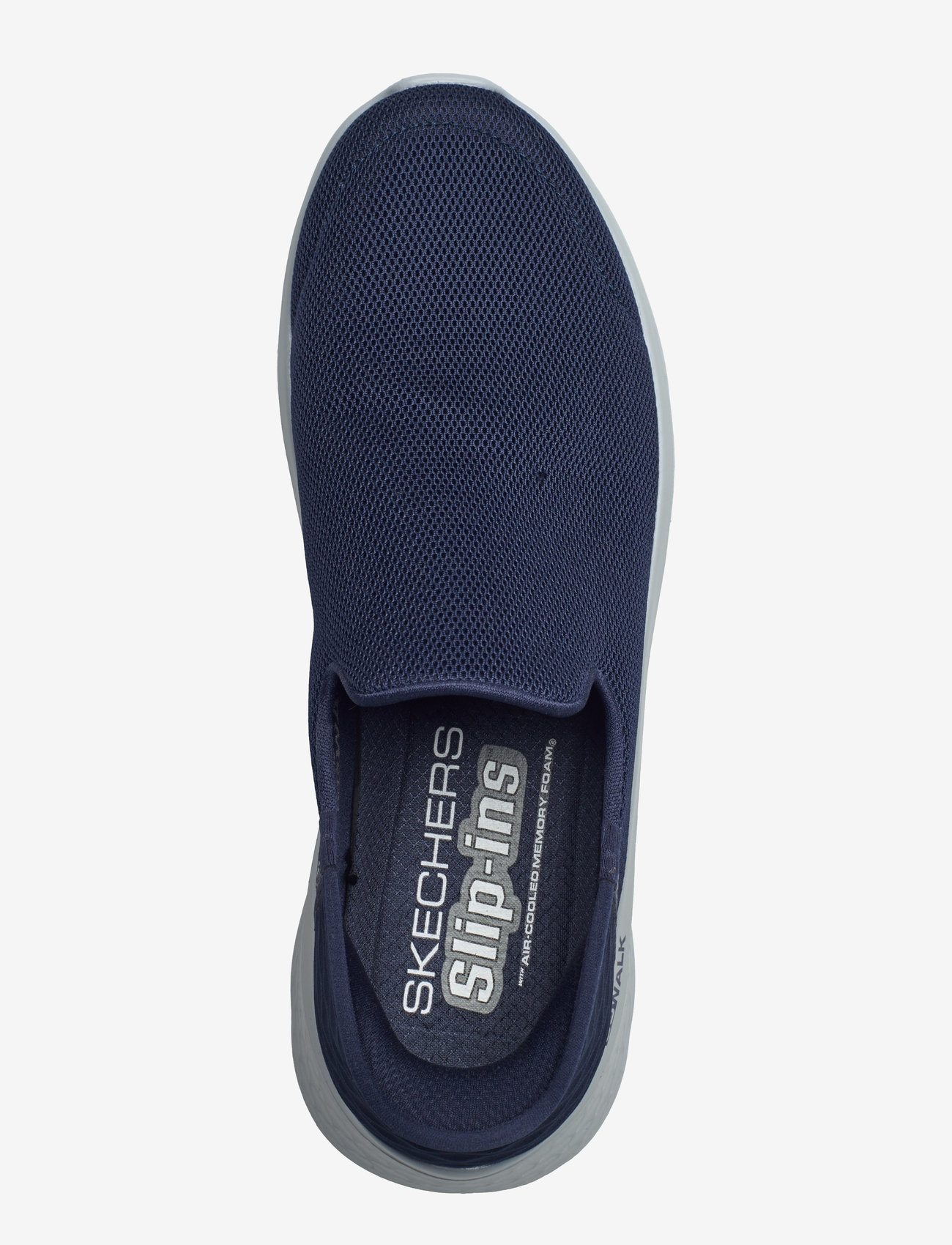 Skechers - Mens Go Walk Flex - Slip-Ins - slip on sneakers - nvy navy - 3