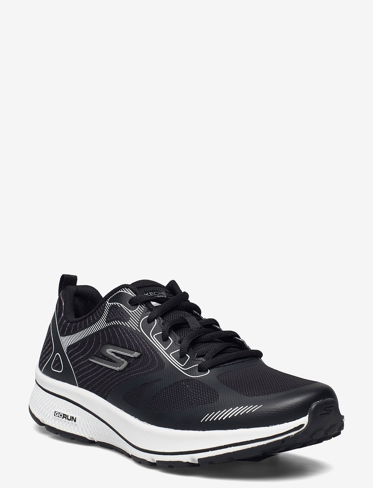 Skechers - Mens GOrun Consistent - Fleet Rush - running shoes - bkw black white - 0
