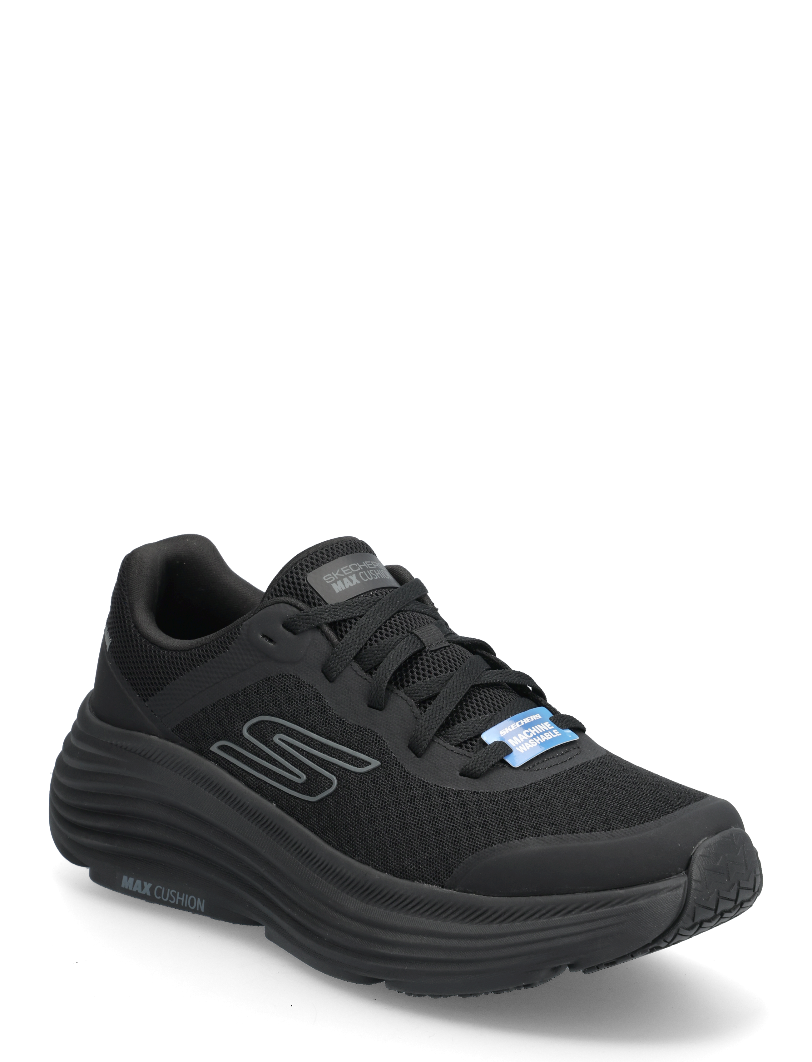 Skechers Max Cushioning Endeavour, 42, Black, Sport Sko > Sport Running Sko, Herre