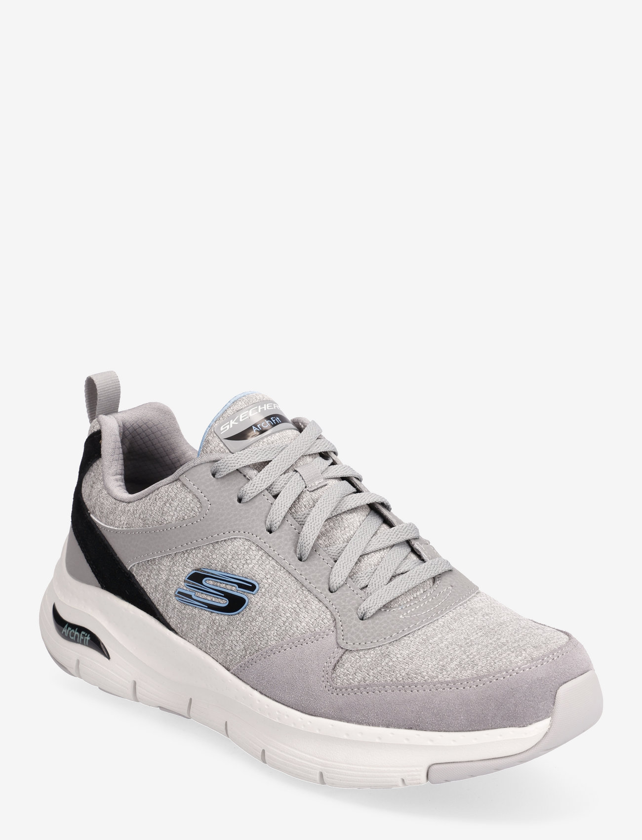 Skechers - Mens Arch Fit - laag sneakers - gybk grey black - 0