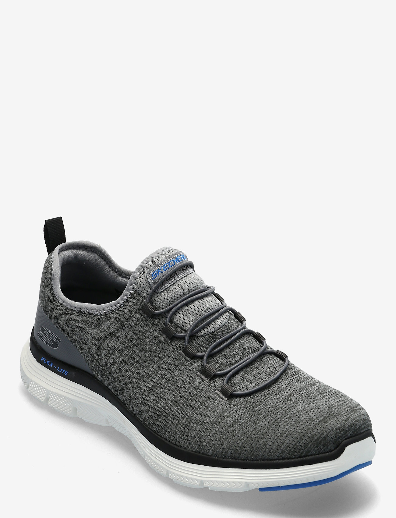 Skechers - Mens Flex Advantage 4.0 - laisvalaikio batai žemu aulu - gybk grey black - 0