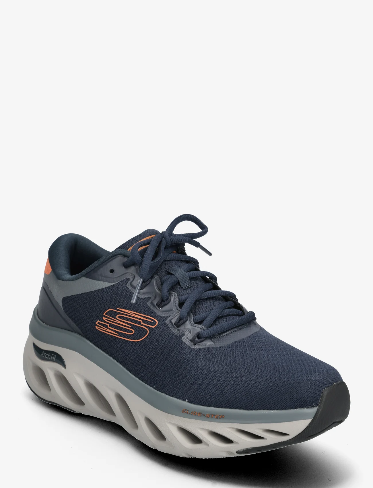 Skechers - Mens Arch Fit Glide-Step - laag sneakers - nvor navy orange - 0