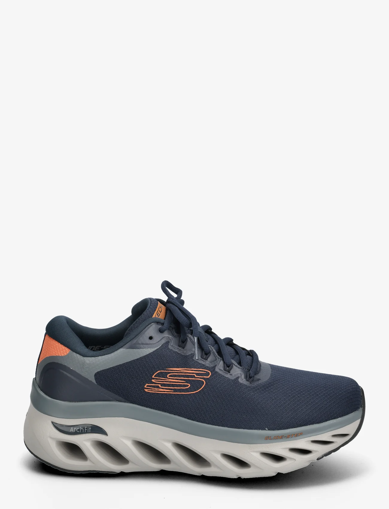 Skechers - Mens Arch Fit Glide-Step - låga sneakers - nvor navy orange - 1