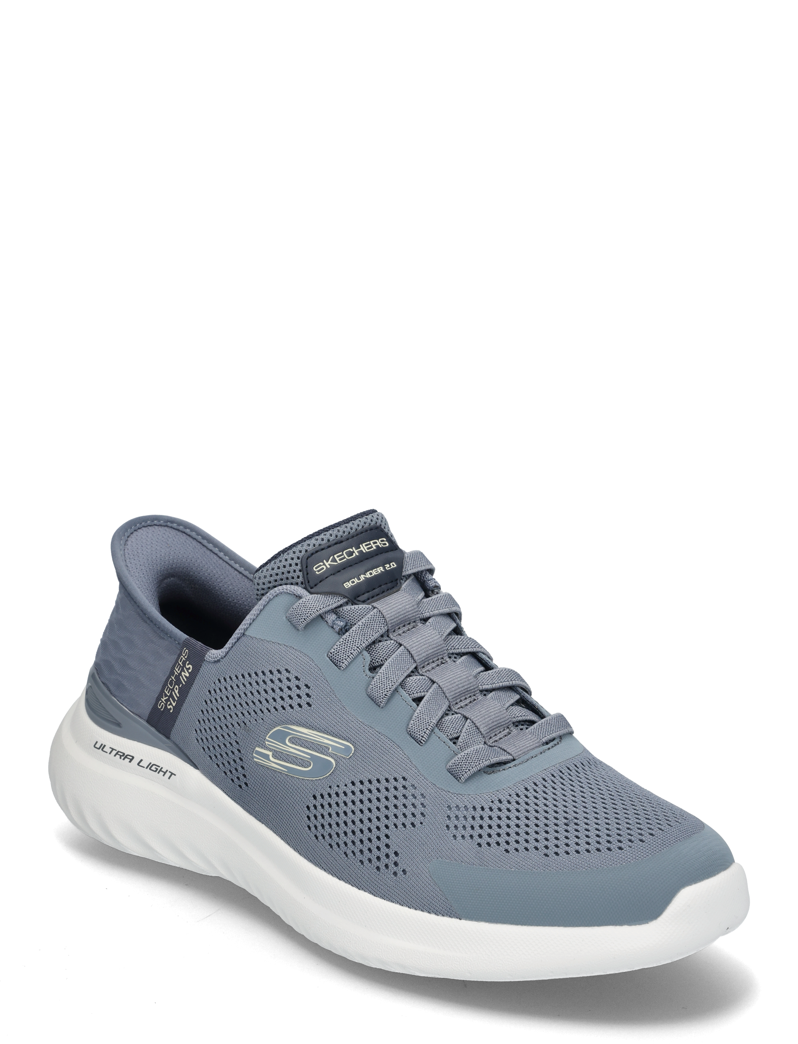 Skechers Bounder 2.0 - Emerged, 45, Blue, Sneakers > Sneakers Med Lav Top, Herre