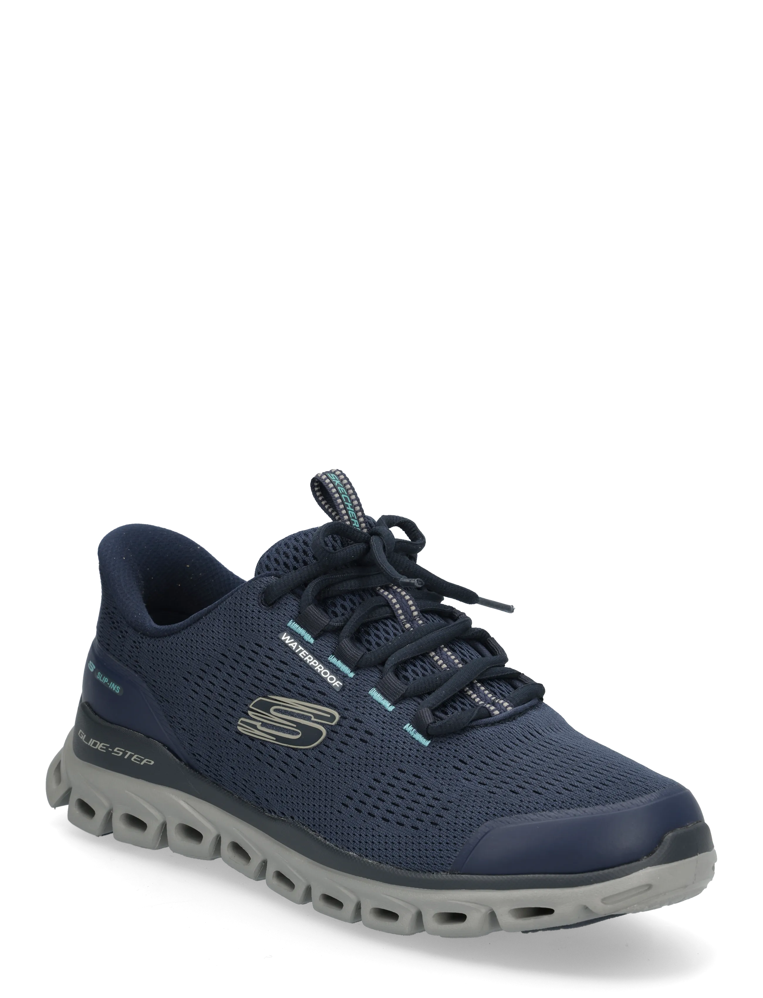 Skechers Glide-Step Sorran, Herren, Wasserdichte Glide-Step Sneaker, Marineblau, Gr: 46