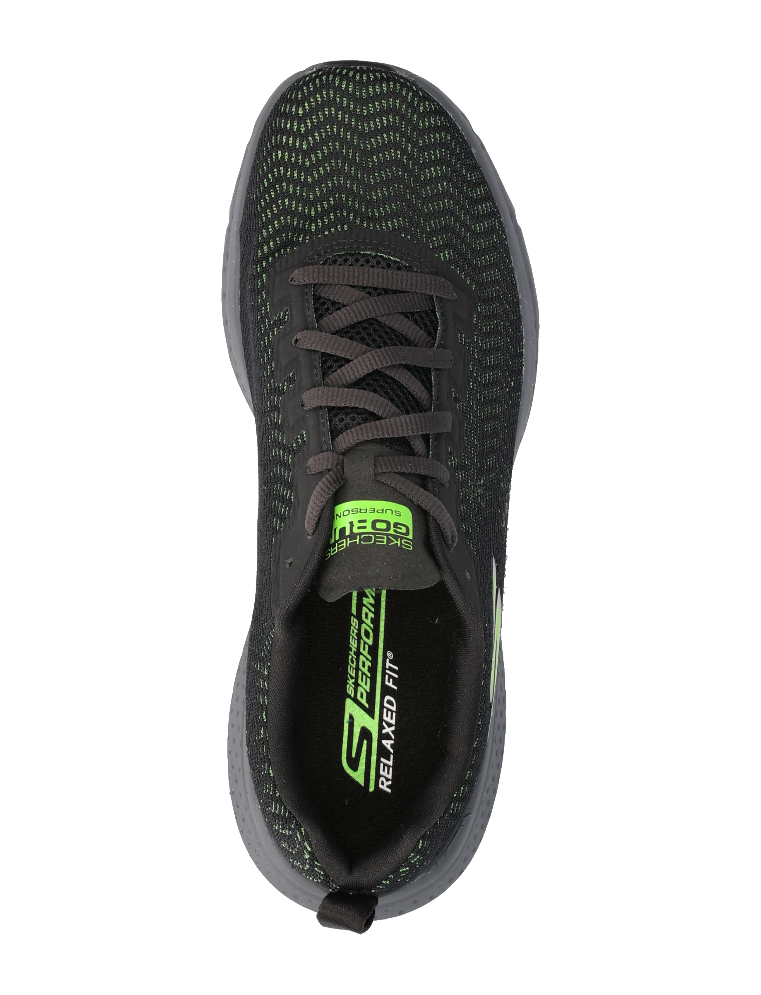 Skechers - Mens Go Run Supersonic  - Relaxed Fit - bklm black lime - 3