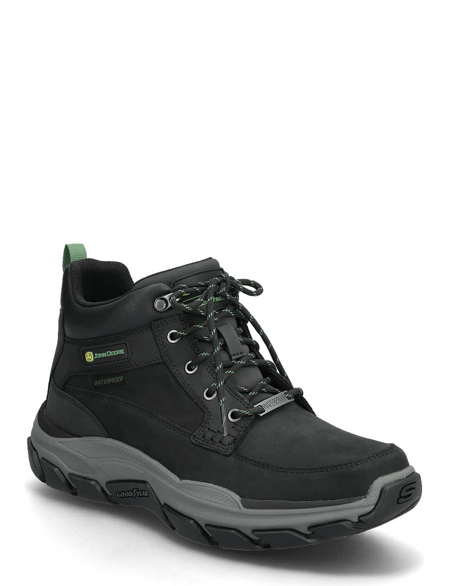 Skechers - RESPECTED LANDIN - vinterkängor - blk - 0