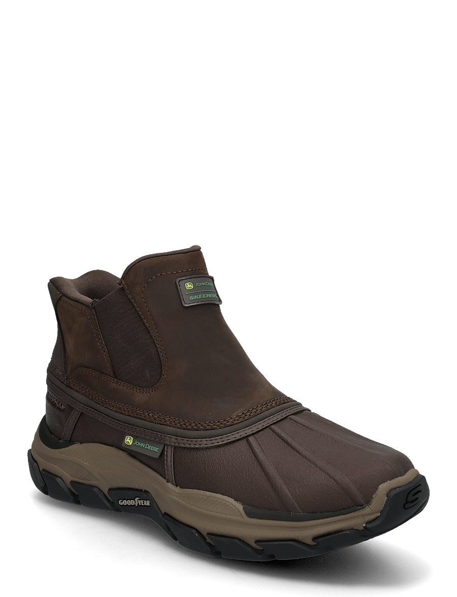 Skechers - RESPECTED LANGDON - rain boots - dkbr - 0
