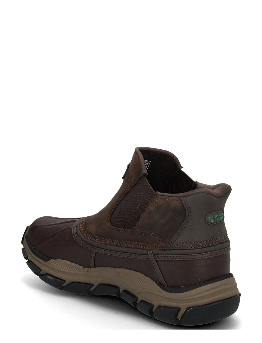 Skechers - RESPECTED LANGDON - rain boots - dkbr - 1