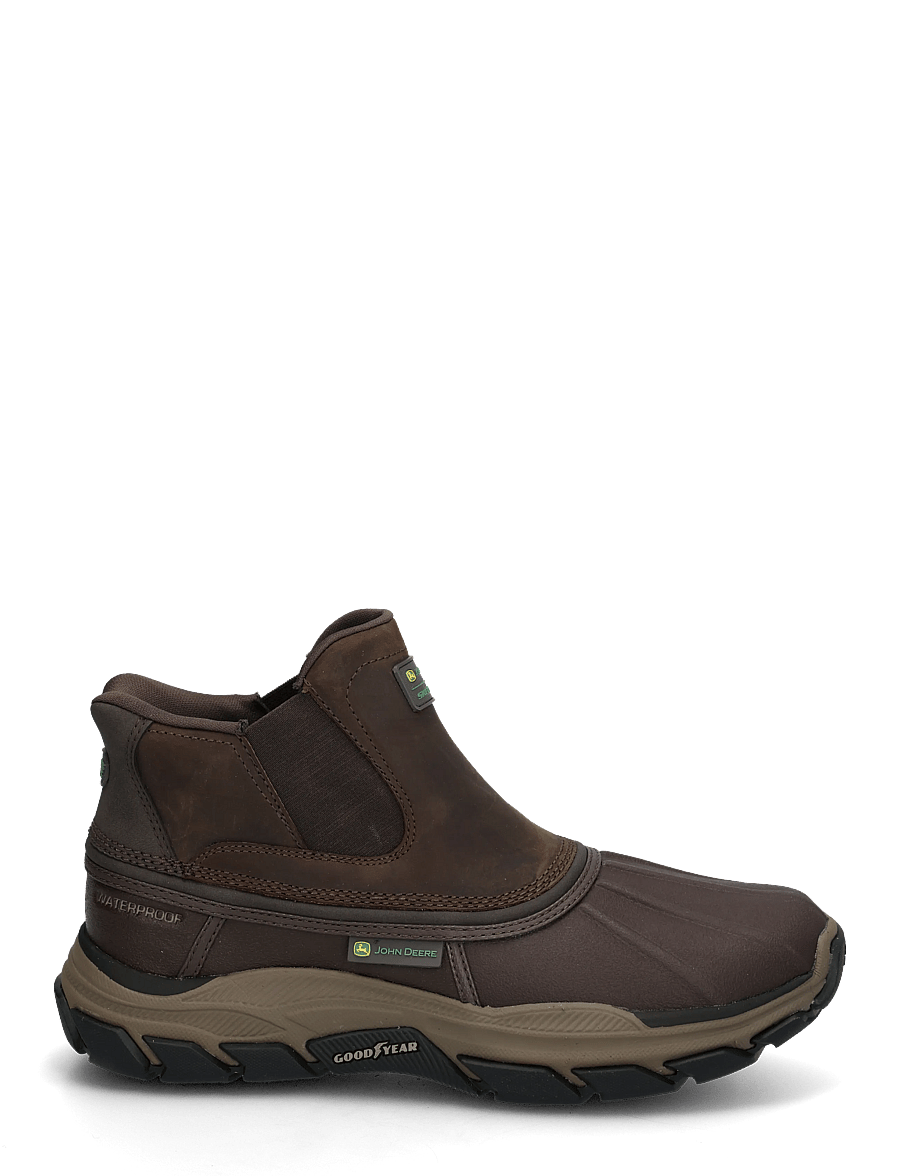 Skechers - RESPECTED LANGDON - rain boots - dkbr - 2