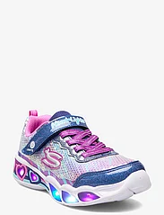 Skechers - Girls Sweetheart Lights - Lets Shine - summer savings - nvmt navy multicolor - 0