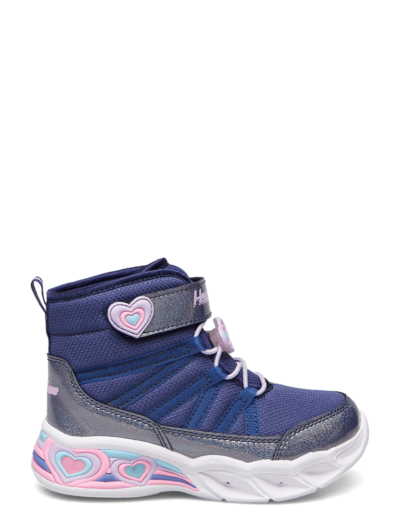 Skechers - Girls Sweetheart Light - Love To Shine - blinkande sneakers - nvlv navy lavender - 1