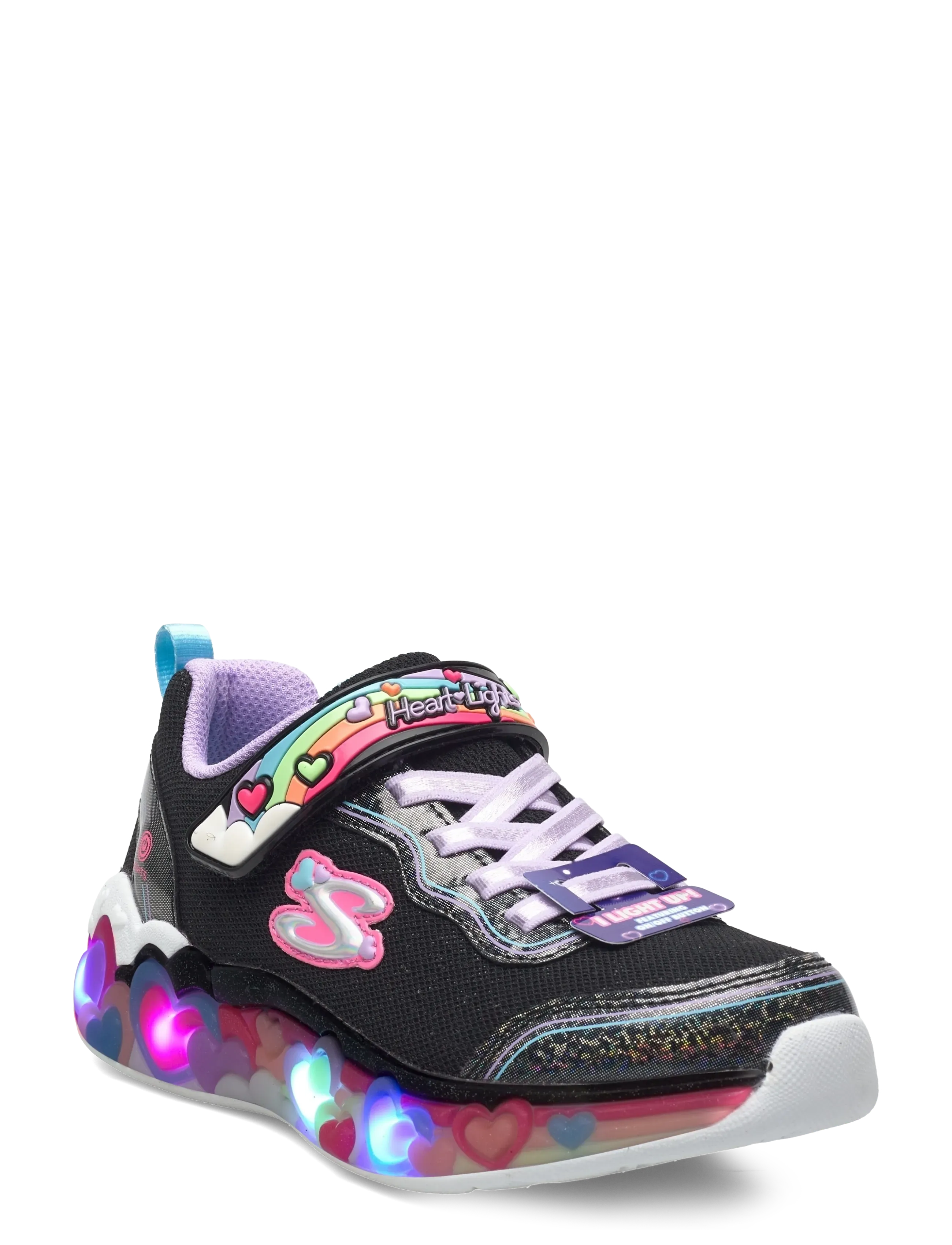 SKECHERS Mädchen Eternal Heart Lights Ton Of Love Schwarz - 32 - Kinder