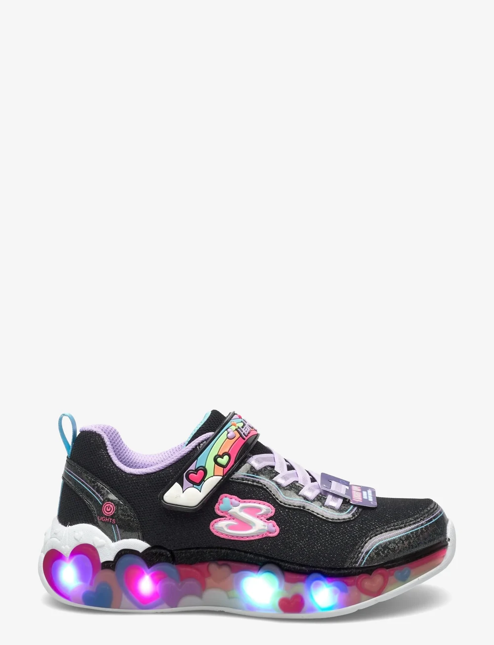 Skechers - Girls ETERNAL HEART LIGHTS TON OF LOVE - laag sneakers - bkmt - 1