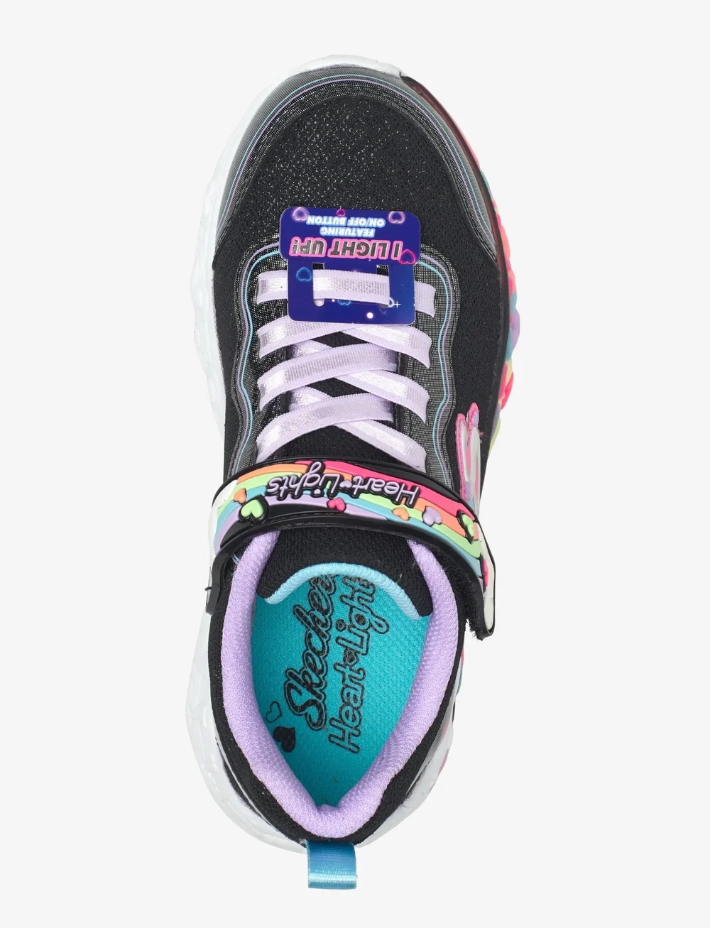 Skechers - Girls ETERNAL HEART LIGHTS TON OF LOVE - laag sneakers - bkmt - 3