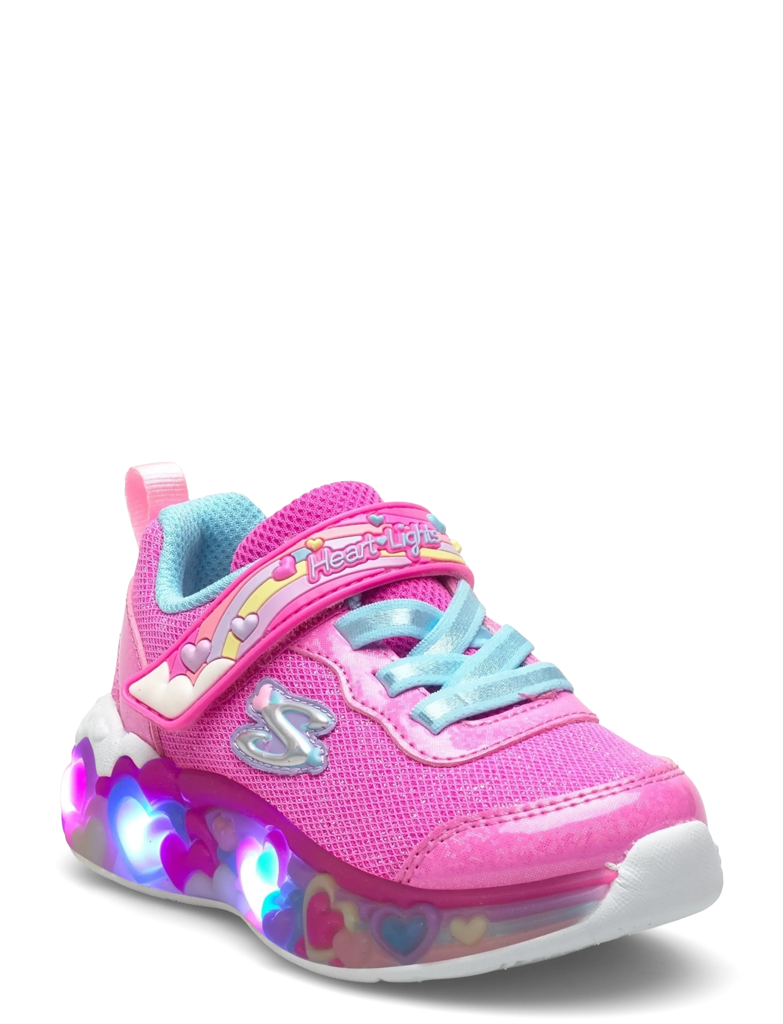 Skechers Eternal Heart Lights Ton Of, Børn, Lysende Sneakers, Pink, Str: 21
